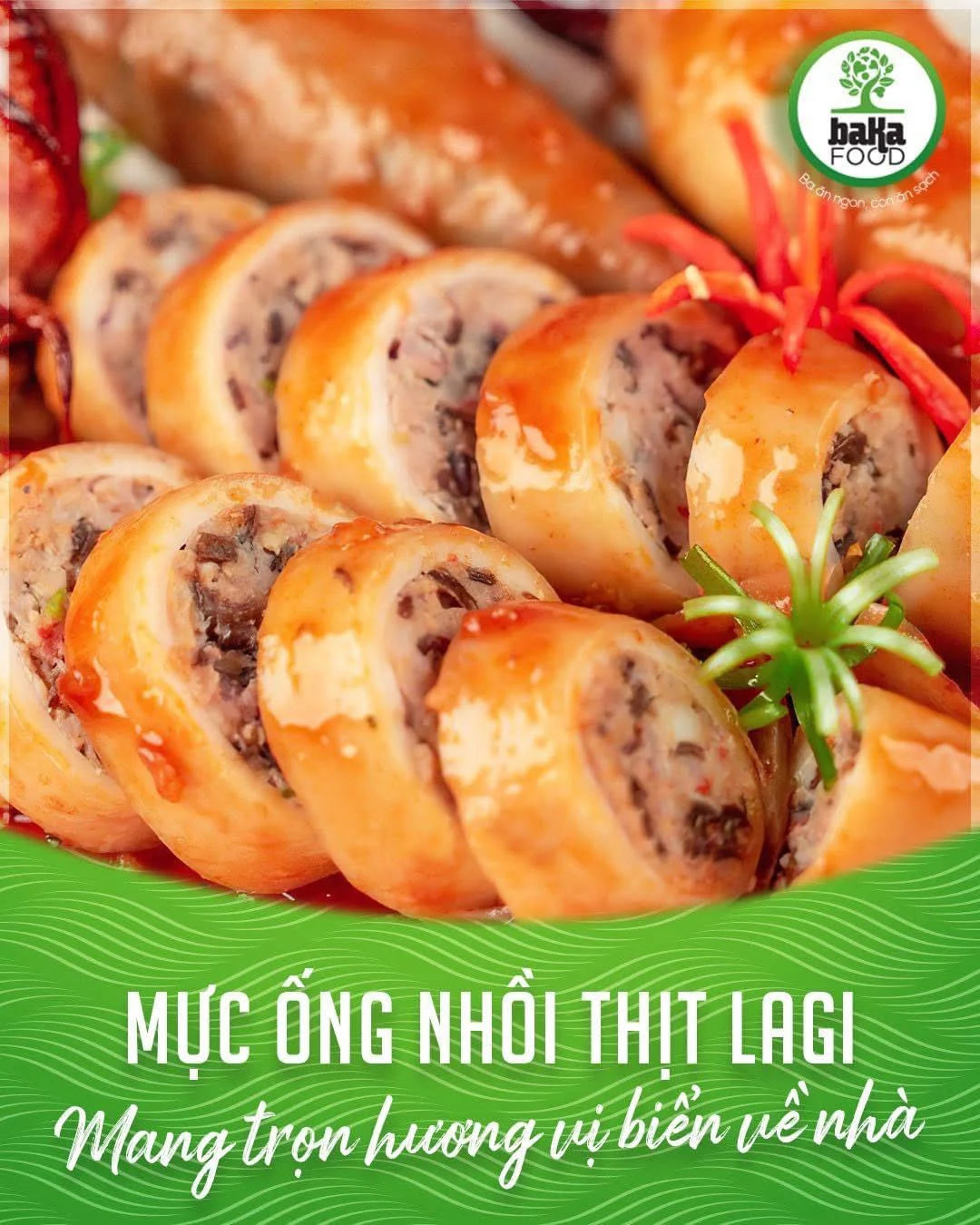 Thịt nhồi mực