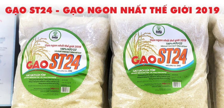 Gạo ST24 là loại gạo được trồng tại tỉnh Sóc Trăng do kỹ sư Hồ Quang Cua lai tạo, còn được gọi với tên là gạo lài bún.