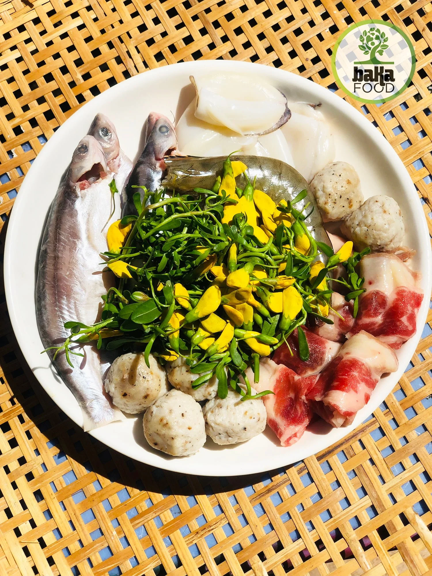 Nguyên liệu lẩu mắm BAKAFOOD