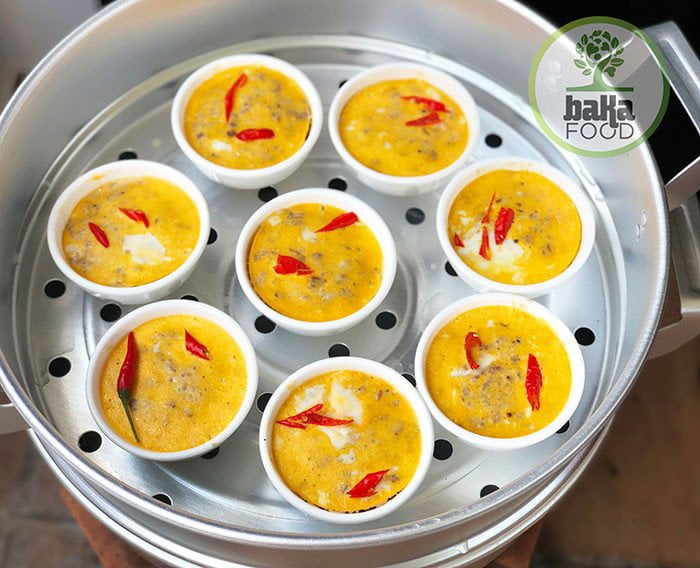 Cách Bakafood chưng mắm không bị ướt mà rất thơm ngon, bắt mắt, an toàn.