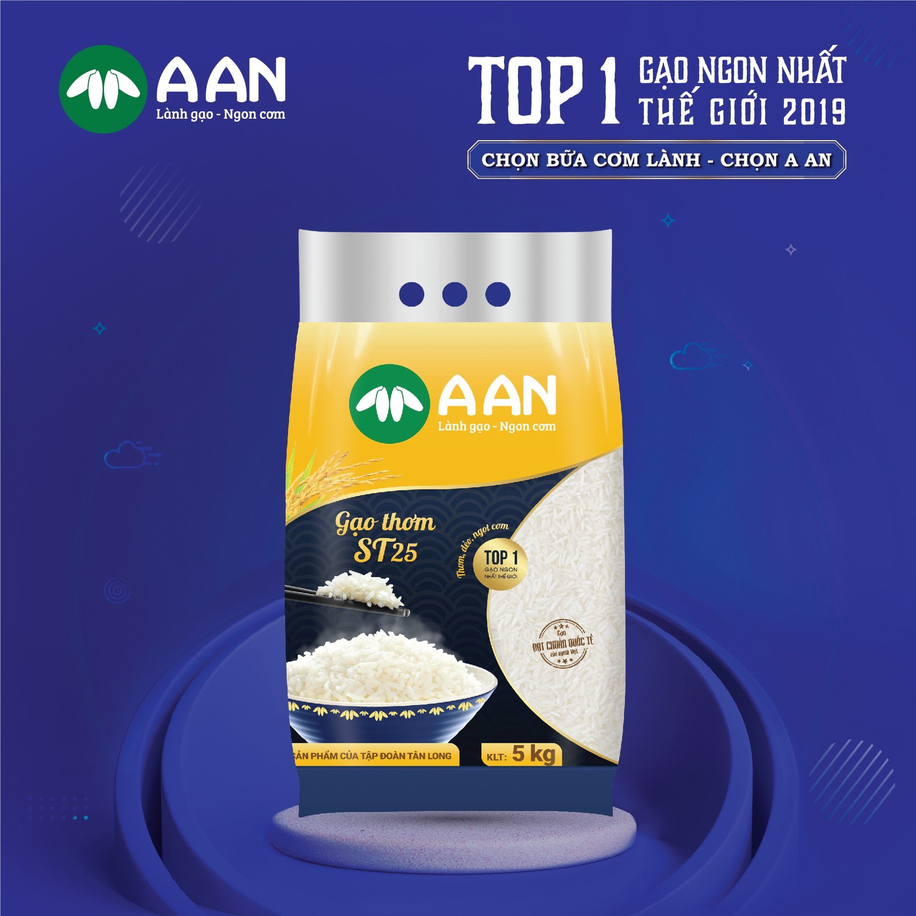 Gạo AAN ST25 - Khám Phá Giống Gạo Ngon Thế Giới