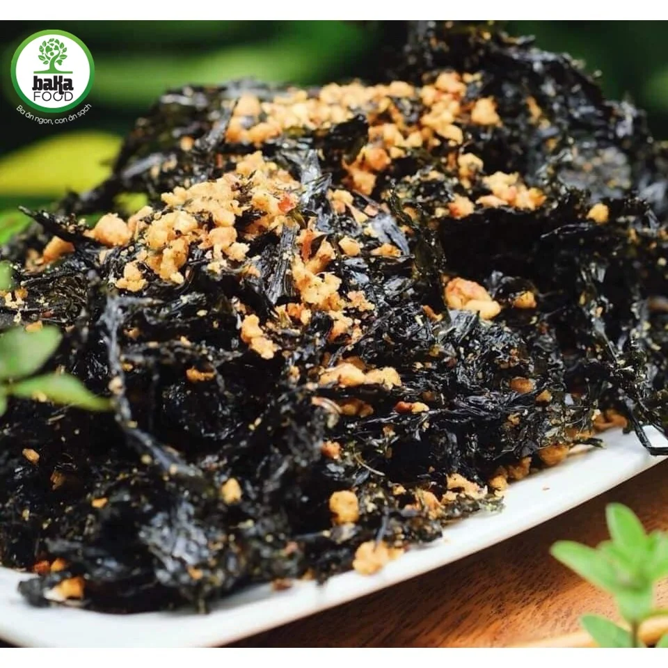 Rong mứt cháy tỏi rong mứt cháy tỏi