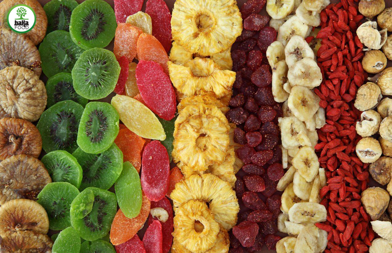 Các loại hoa quả sấy thường chứa rất nhiều đường không tốt cho sức khỏe 
