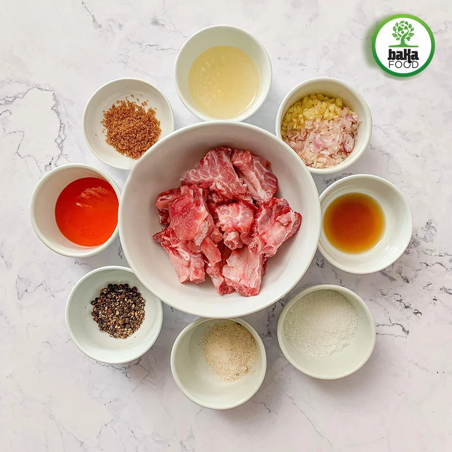 Cách Ướp Sườn Non Nướng Sườn non chua ngọt