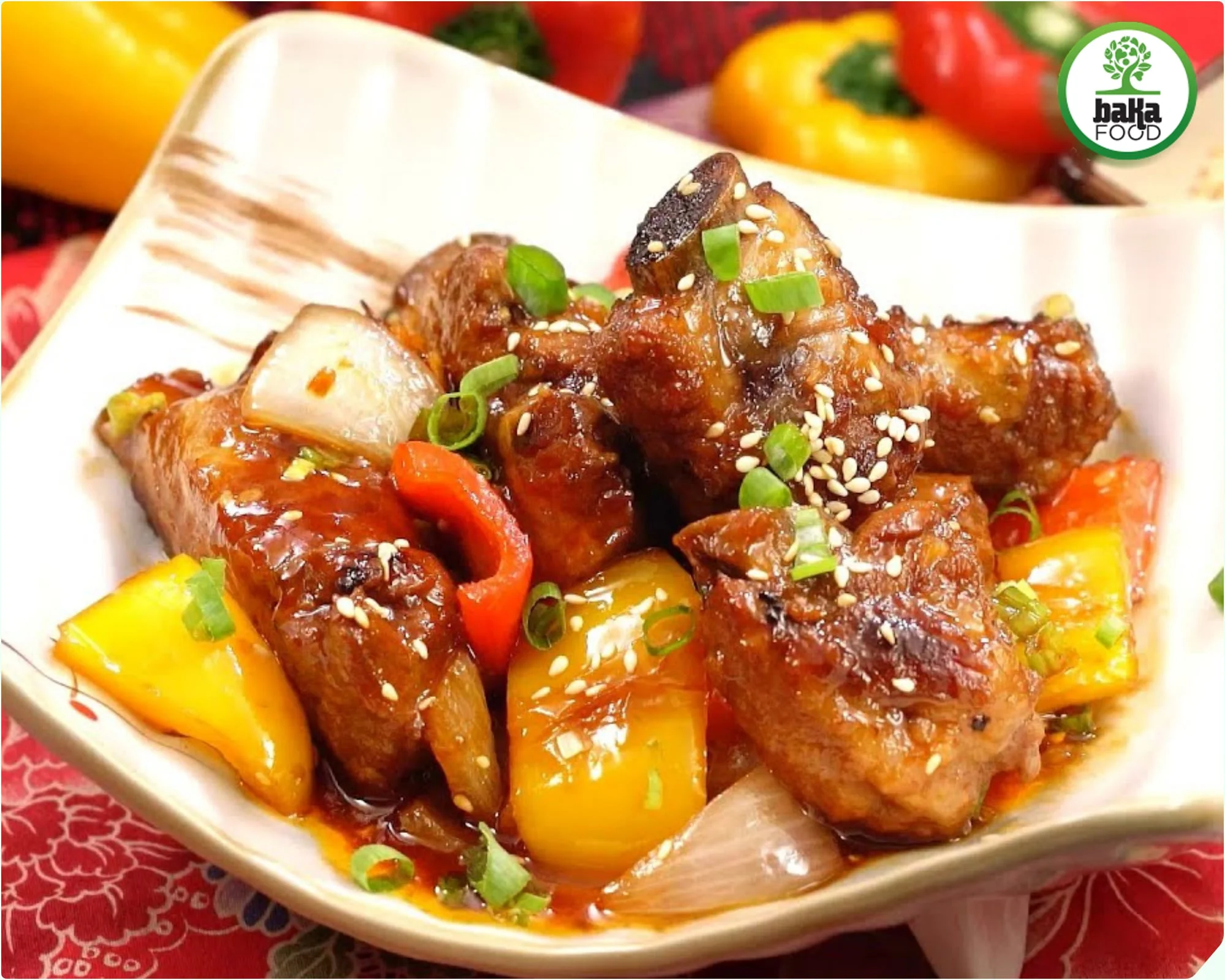 Cách Ướp Sườn Non Nướng sườn non rim chua ngọt