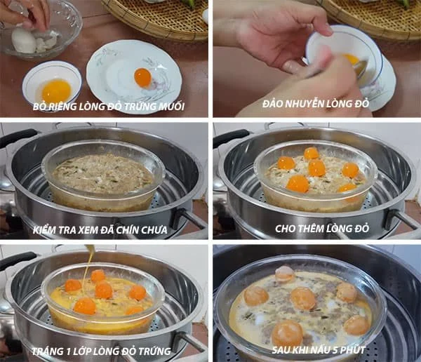 mắm cá sặc chưng trứng