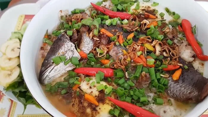 Mắm cá lóc chưng hột vịt