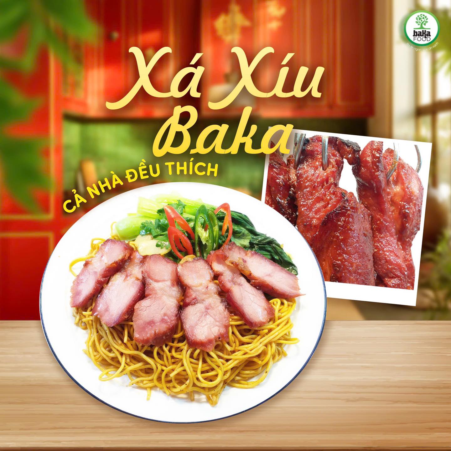 Tin dùng xá xíu tại BAKAFOOD cho món ăn thêm chuẩn vị