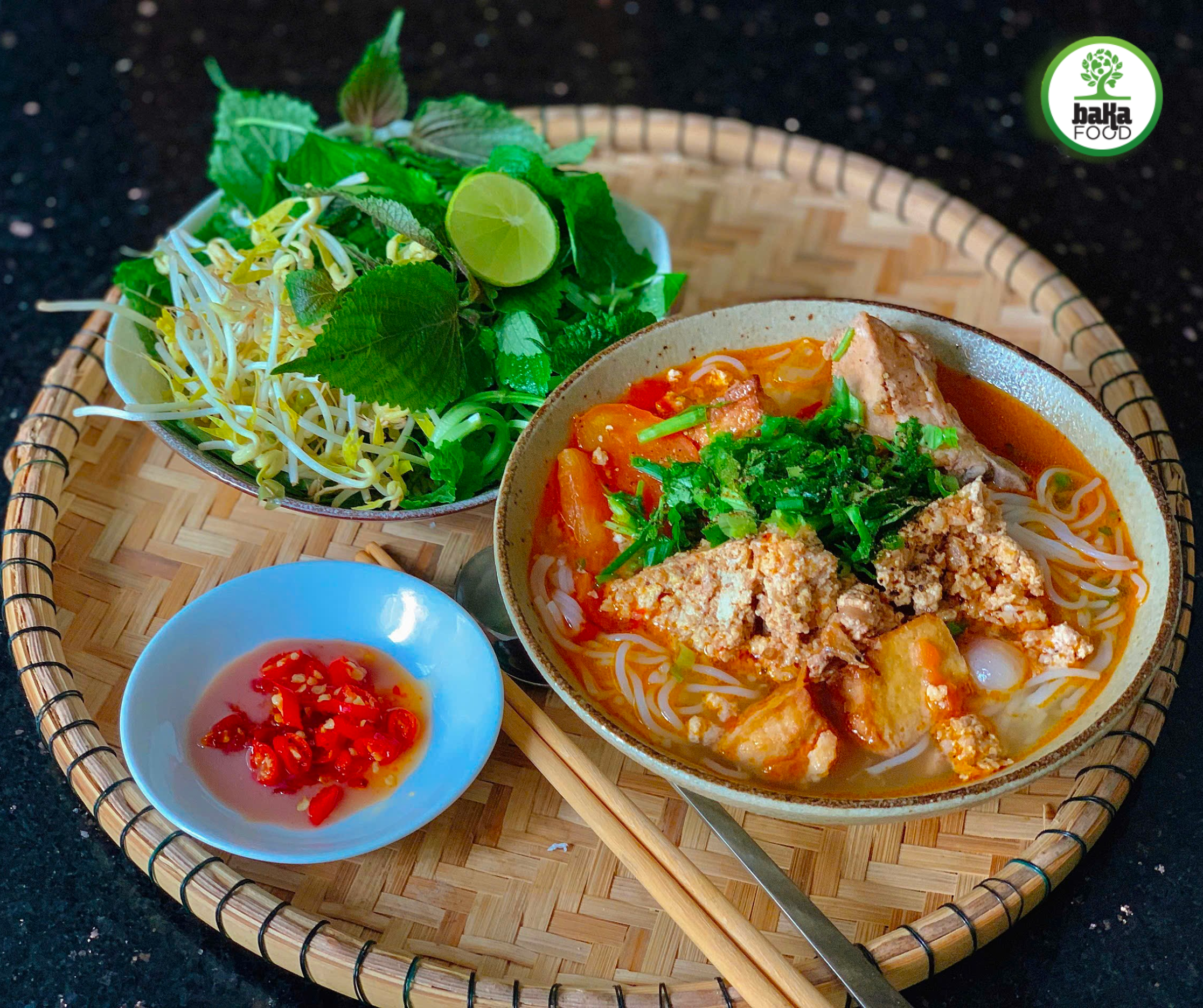 Bún riêu tôm khô