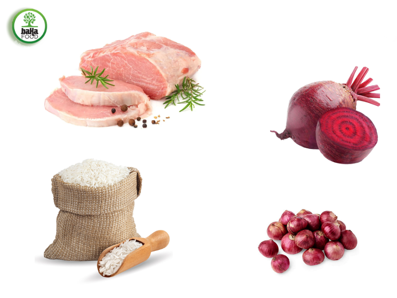 CHÁO CỦ DỀN THỊT HEO: MÓN NGON BỔ DƯỠNG, SẮC MÀU TỰ NHIÊN CHO CẢ NHÀ 5 Chọn nguyên liệu tươi ngon