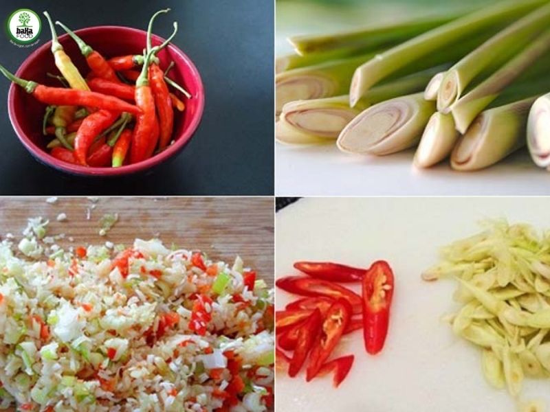 Nghệ thuật phi sả ớt thơm lừng, giòn tan