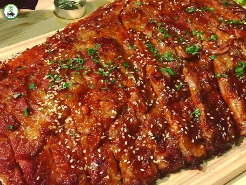 Top Các Món Ăn Từ Thịt Heo Thơm Ngon Khó Cưỡng 9 Sườn nướng BBQ thơm lừng góc bếp thích hợp cho các bữa tiệc, dã ngoại, tụ họp gia đình....