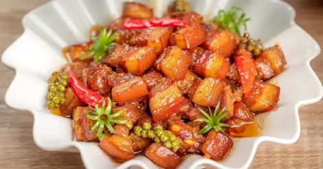 cách làm thịt heo kho tiêu xanh