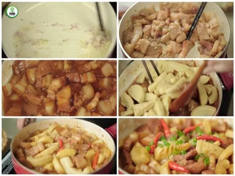 Hướng dẫn cách làm thịt kho măng chuẩn vị