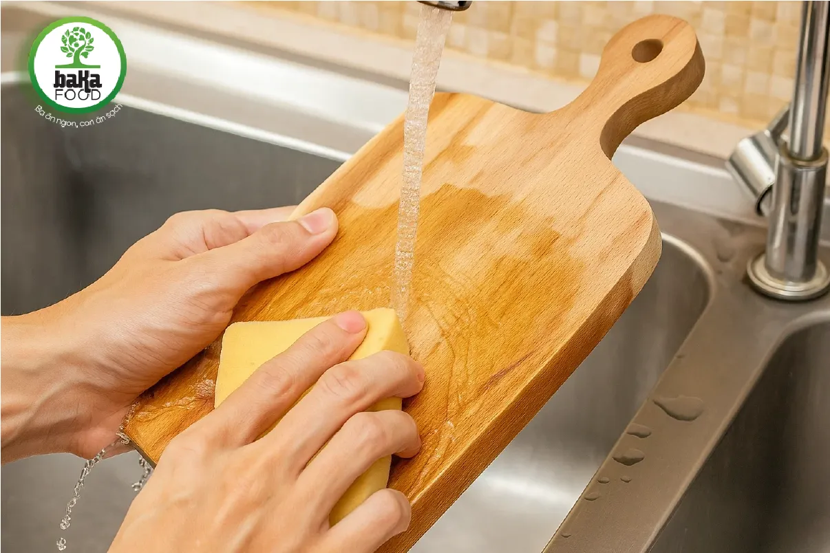 Vệ sinh dụng cụ sạch sẽ giúp ngăn ngừa lây nhiễm chéo vi khuẩn thịt Vệ sinh dụng cụ sạch sẽ giúp ngăn ngừa lây nhiễm chéo vi khuẩn thịt