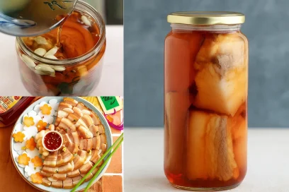 cách bảo quản thịt heo ngâm nước mắm