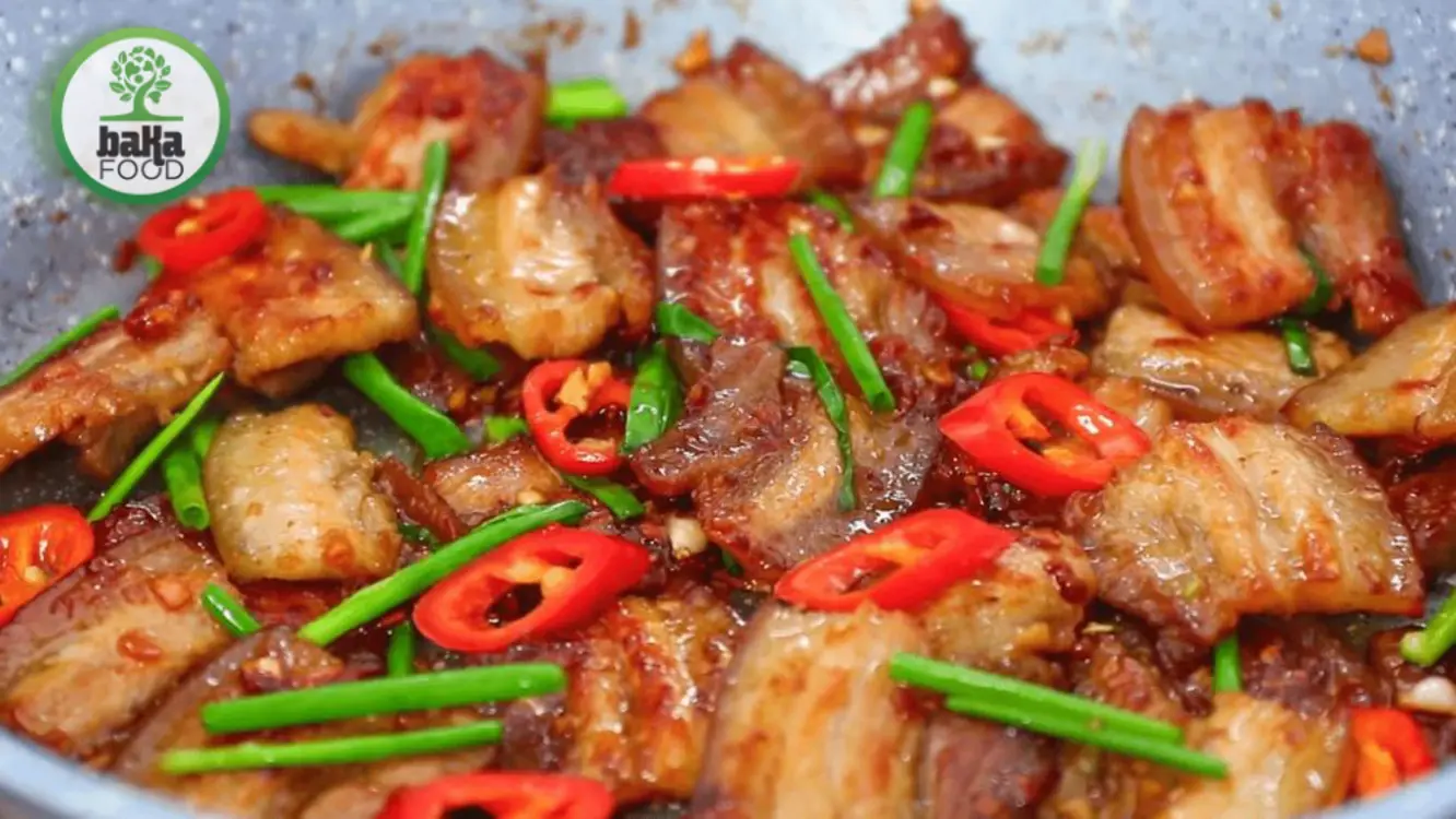 Các bước rang thịt cháy cạnh chuẩn vị