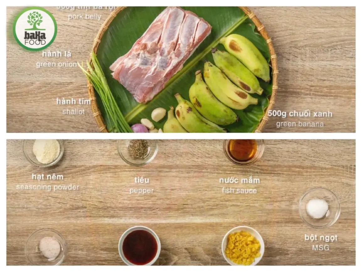 Chuẩn bị nguyên liệu và sơ chế Chuẩn bị nguyên liệu và sơ chế