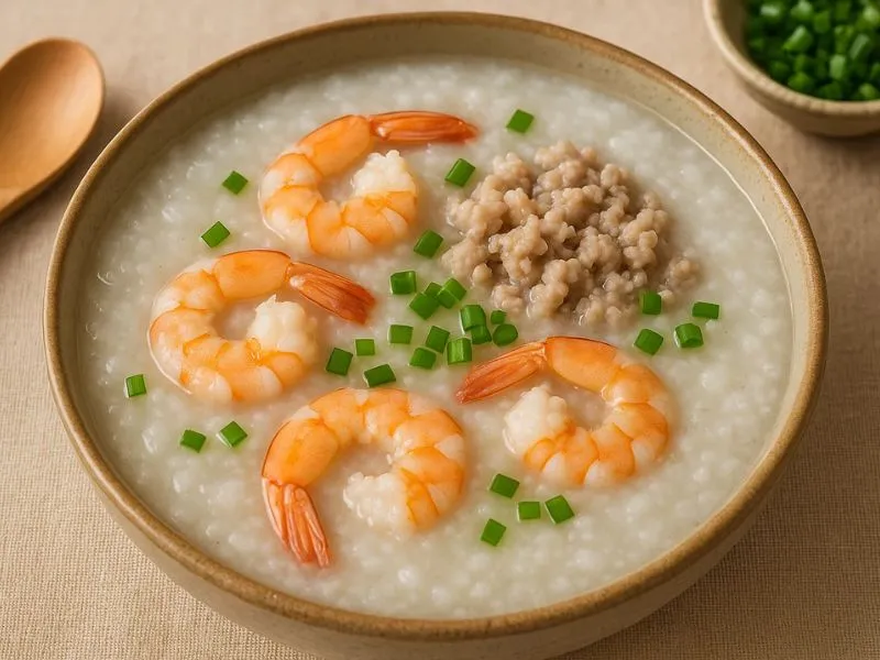 Cách Nấu Cháo Tôm Thịt Heo Cho Bé Thơm Ngon Bổ Dưỡng