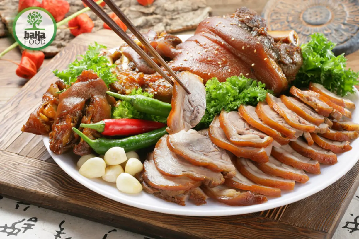 Món giả cầy luộc hoàn hảo khi ăn kèm bún, cơm, rau