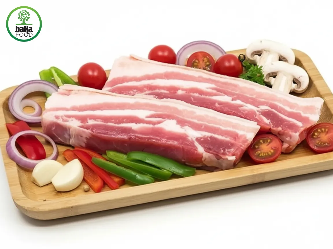 Về nguyên liệu, cần chọn thịt ba chỉ, rau củ tươi