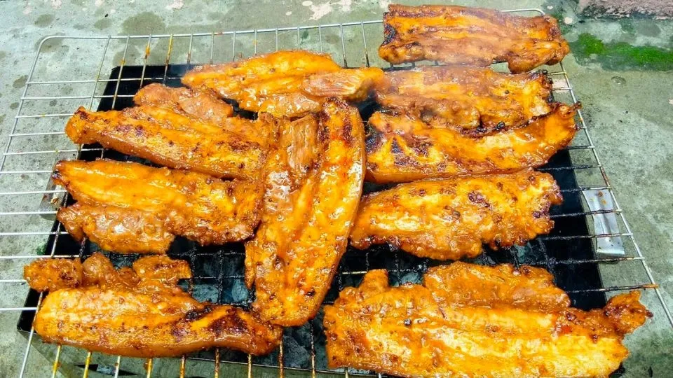 cách làm thịt heo rừng nướng