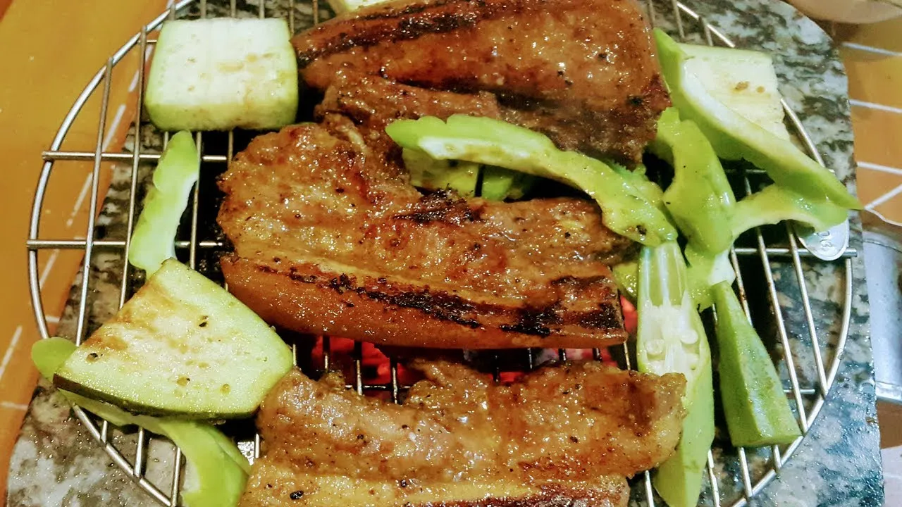 cách nướng thịt heo