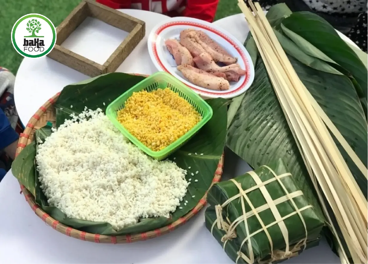 Nguyên liệu sạch, chọn đúng nếp, đậu và thịt quyết định chất lượng bánh