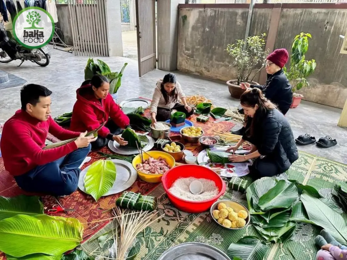 Nguyên liệu sạch, chuẩn nguồn gốc quyết định hương vị bánh chưng xanh ngày Tết