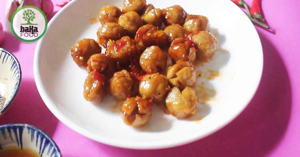 Quy trình sản xuất: chiên nhanh + chế biến sốt chua ngọt