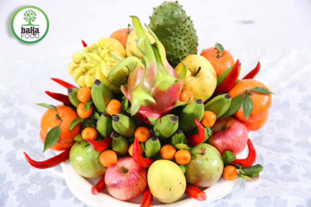 Mâm ngũ quả miền Bắc không chỉ bày trái cây đẹp mắt mà còn gửi gắm lời cầu chúc