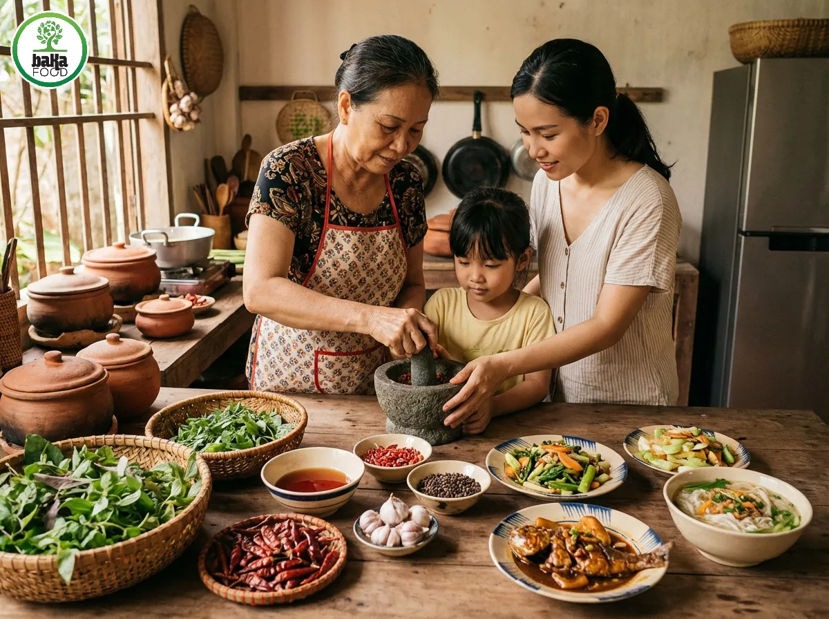 Gia vị và cách nấu truyền đời tạo nên linh hồn món ăn Việt.