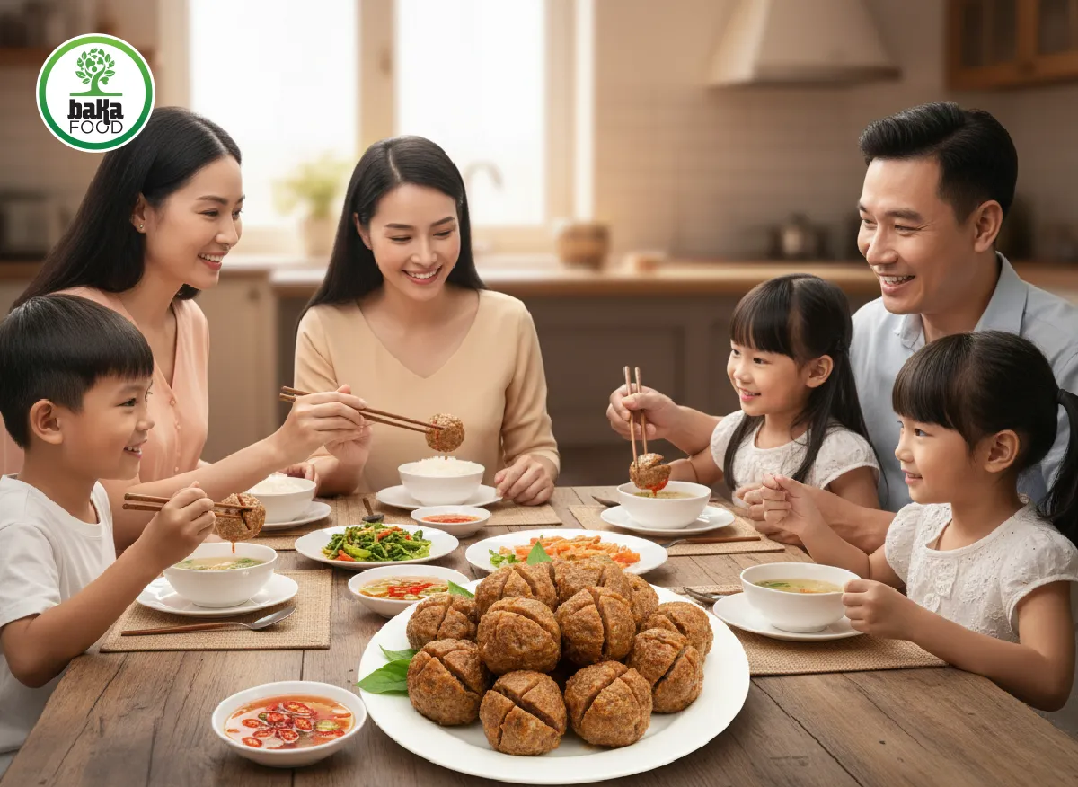 Bò viên chiên chinh phục gia đình Việt nhờ hương vị ngon và sự tiện lợi