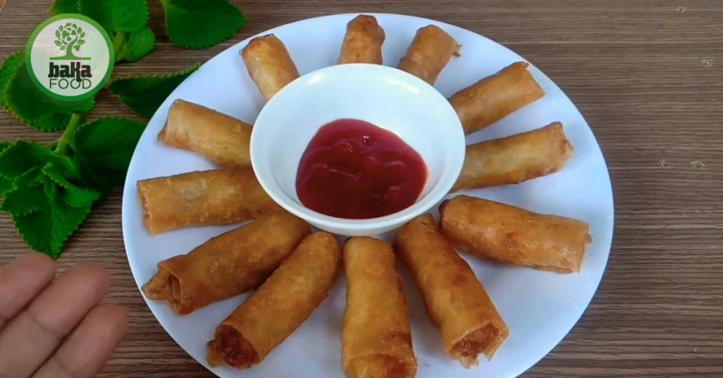 Nguyên liệu chuẩn để làm chả giò khoai môn thịt heo