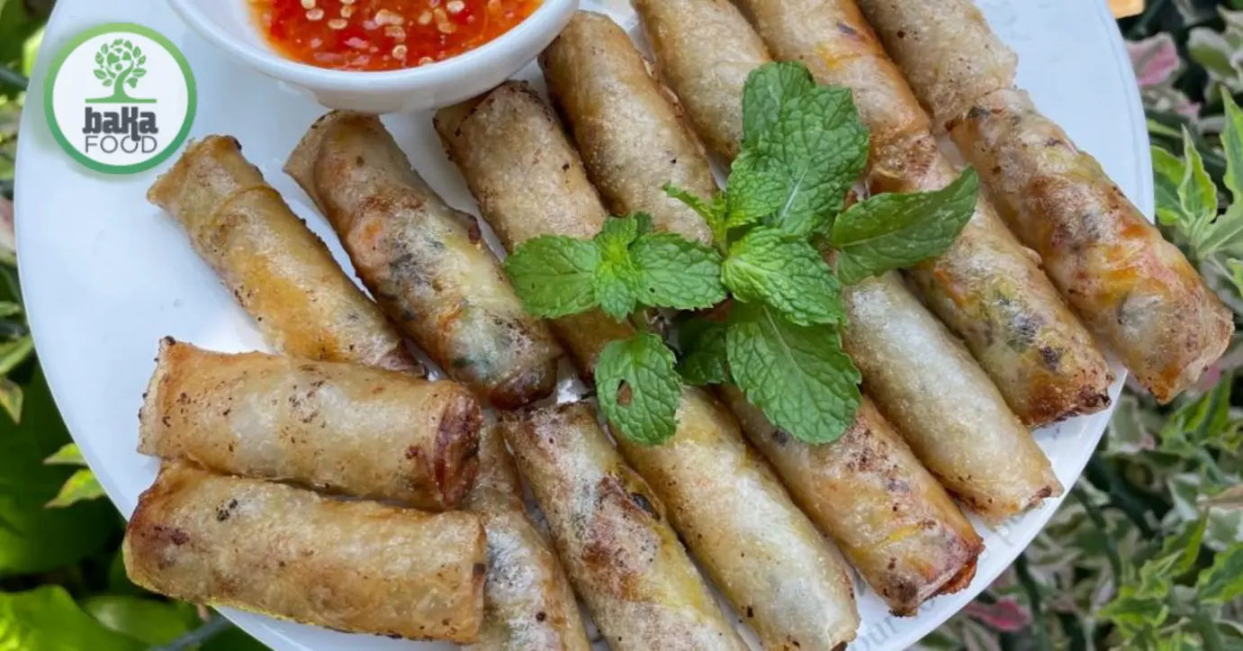 Nguyên liệu cho cách làm chả giò miền Nam