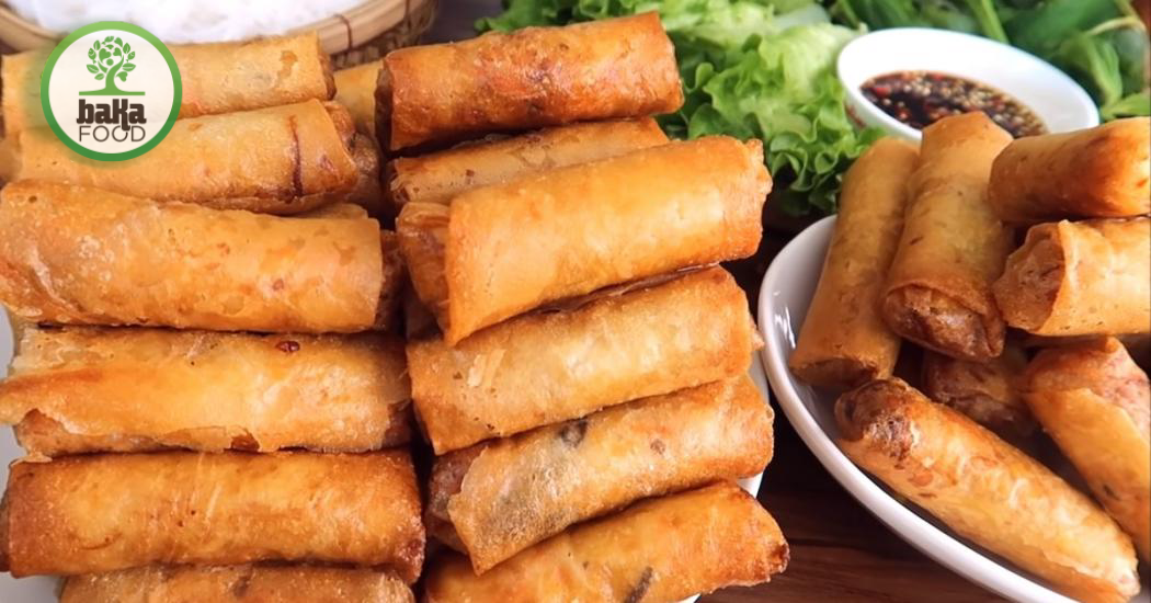 Nguyên liệu chuẩn cho chả giò chay